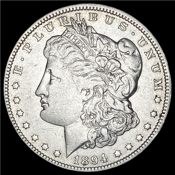 1894-O Silver Morgan Dollar NEARLY UNCIRCULATED