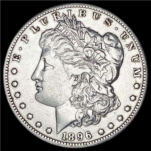 1896 Silver Morgan Dollar CLOSELY UNCIRCULATED