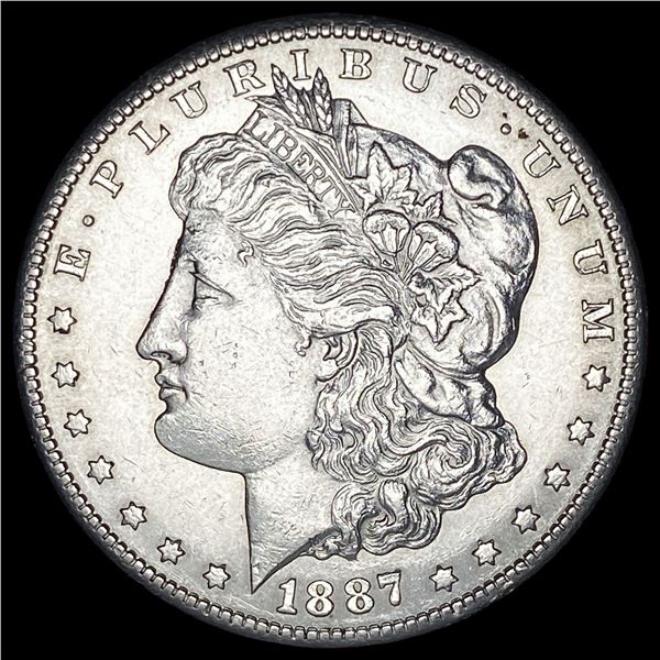 1887-S Silver Morgan Dollar CLOSELY UNCIRCULATED