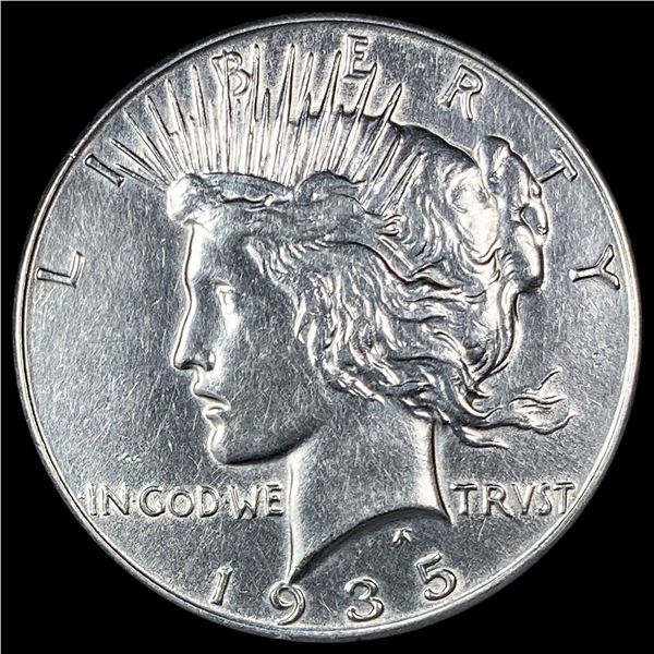 1935 Silver Peace Dollar CLOSELY UNCIRCULATED
