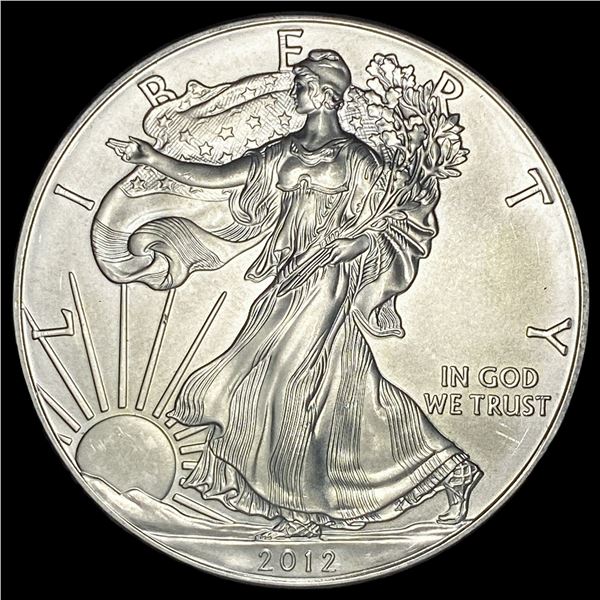 2012 1 oz Silver American Eagle $1 SUPERB GEM BU