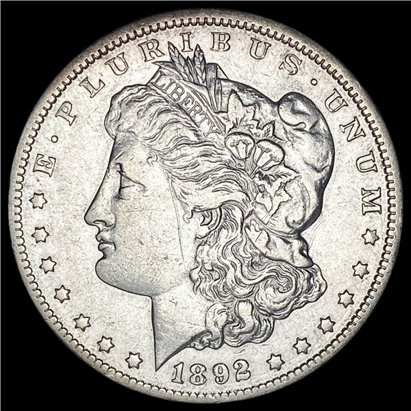 1892-CC Silver Morgan Dollar CLOSELY UNCIRCULATED