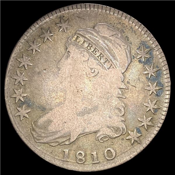 1810 Capped Bust Half Dollar LIGHTLY CIRCULATED