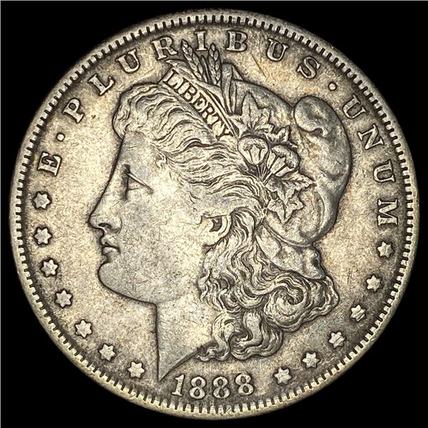 1888 Morgan Silver Dollar NEARLY UNCIRCULATED