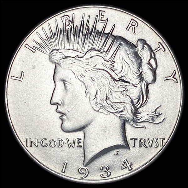 1934 Peace Silver Dollar CLOSELY UNCIRCULATED