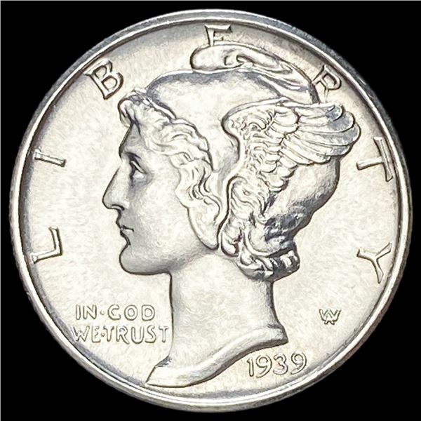 1939 Mercury Dime CHOICE BU