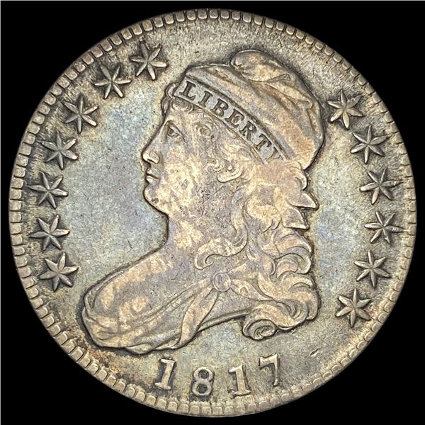 1817 Capped Bust Half Dollar NEARLY UNCIRCULATED
