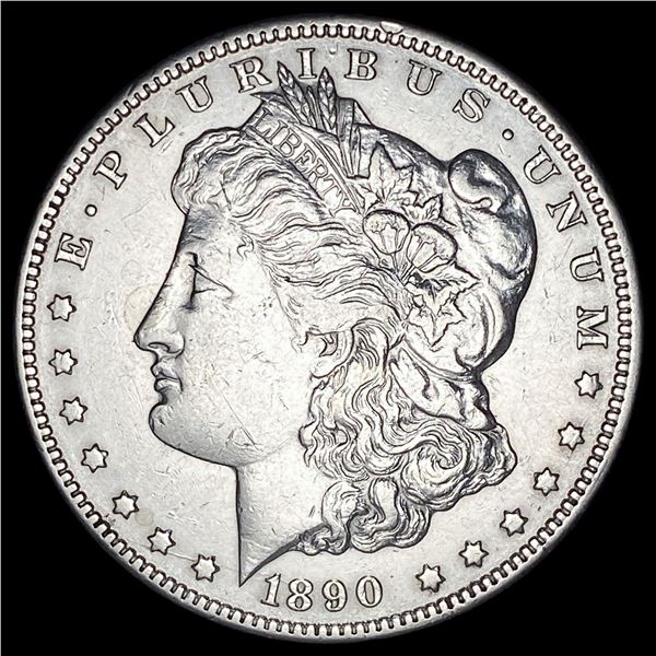 1890-CC Silver Morgan Dollar NEARLY UNCIRCULATED