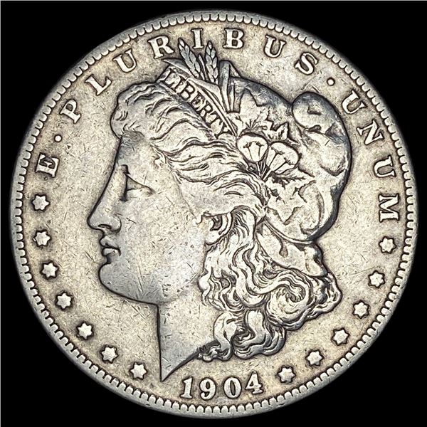 1904-S Silver Morgan Dollar LIGHTLY CIRCULATED