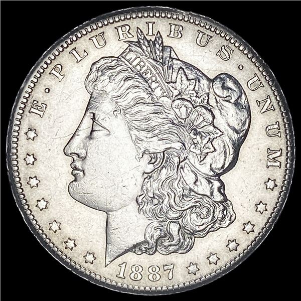 1887-S Silver Morgan Dollar CLOSELY UNCIRCULATED