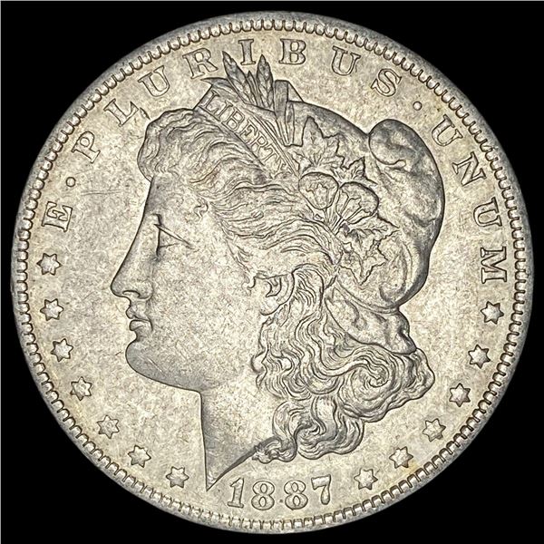 1887 Silver Morgan Dollar CHOICE AU