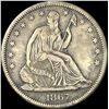 Image 1 : 1867-S Silver Half Dollar NEARLY UNCIRCULATED