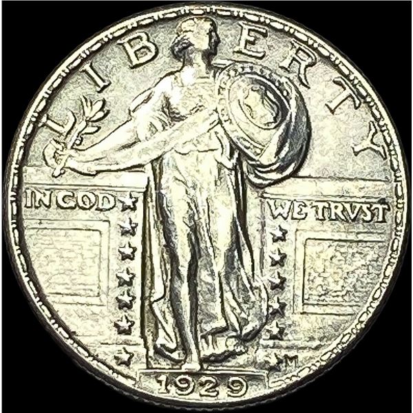 1929 Standing Liberty Silver Quarter CHOICE AU