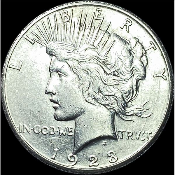 1923 Silver Peace Dollar CLOSELY UNCIRCULATED