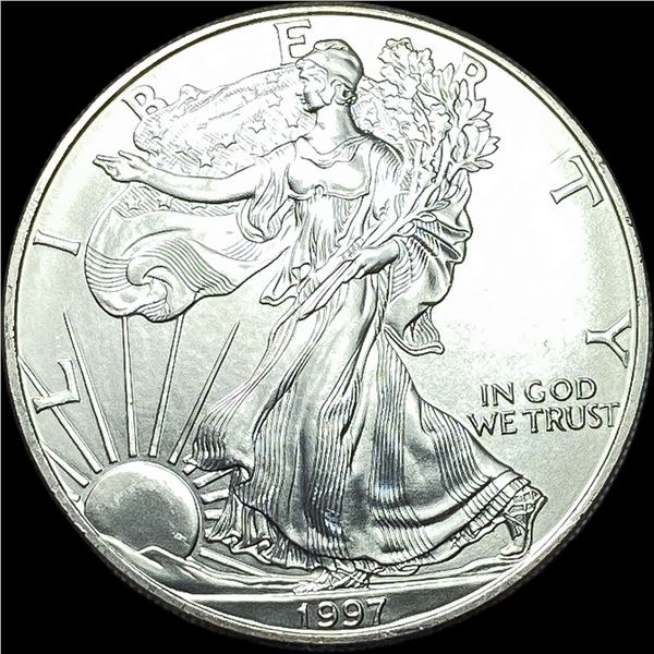 1997 1 oz Silver American Eagle $1 SUPERB GEM BU
