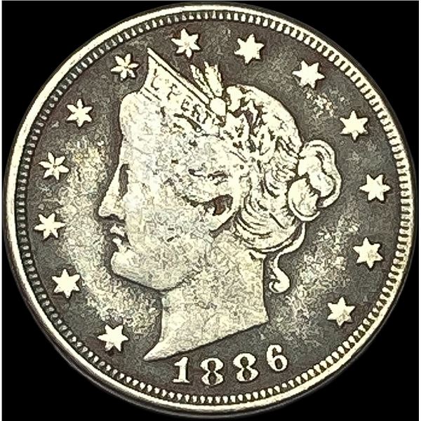 1886 Liberty Head Nickel LIGHTLY CIRCULATED