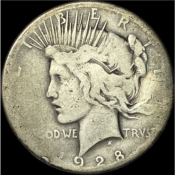 1928 Silver Peace Dollar NICELY CIRCULATED