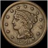 Image 1 : 1848 Braided Hair Large Cent CLOSELY UNCIRCULATED