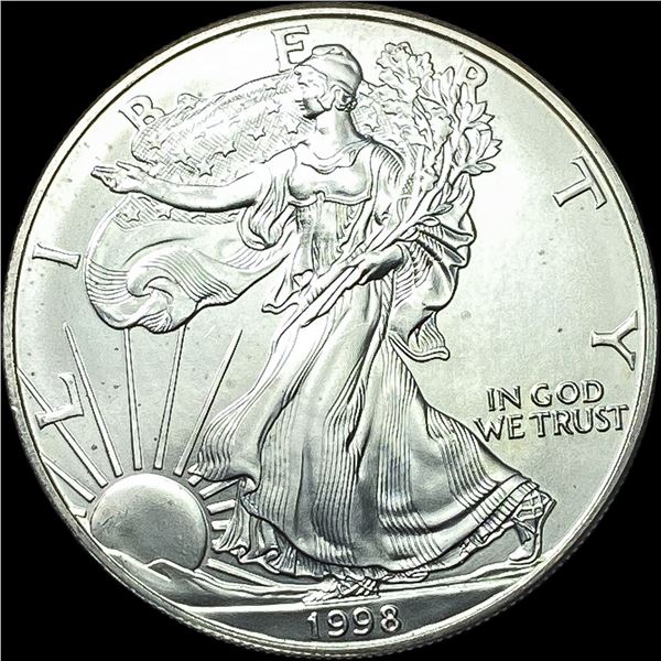 1998 1 oz Silver American Eagle $1 SUPERB GEM BU