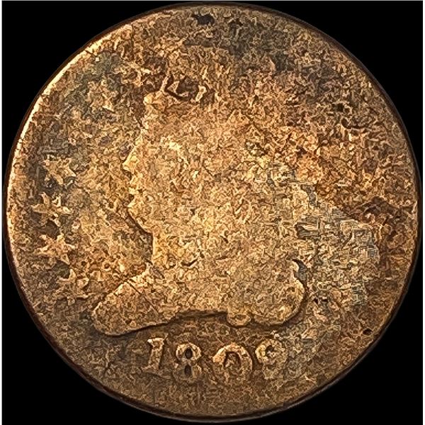 1809 Classic Head Half Cent NICELY CIRCULATED
