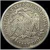 Image 2 : 1876 Seated Liberty Half Dollar NICELY CIRCULATED