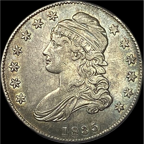 1835 Capped Bust Half Dollar CLOSELY UNCIRCULATED