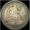 Image 1 : 1857 Silver Half Dollar (Seated Liberty) NICELY CIRCULATED