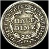 Image 2 : 1845 Silver Half Dime NEARLY UNCIRCULATED