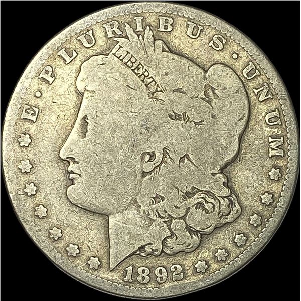 1892 Silver Morgan Dollar NICELY CIRCULATED