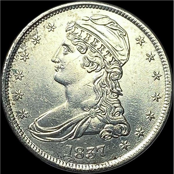 1837 Capped Bust Half Dollar CLOSELY UNCIRCULATED