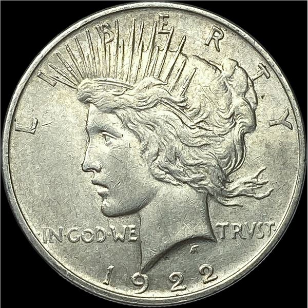 1922 Silver Peace Dollar CLOSELY UNCIRCULATED