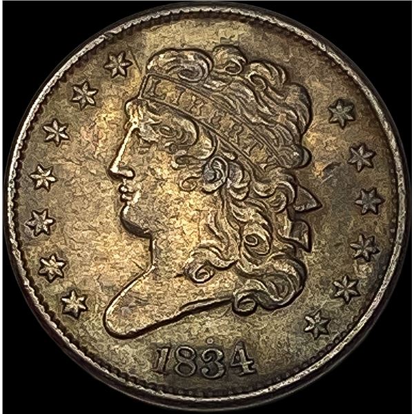 1834 Classic Head Half Cent CLOSELY UNCIRCULATED