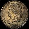 Image 1 : 1834 Classic Head Half Cent CLOSELY UNCIRCULATED