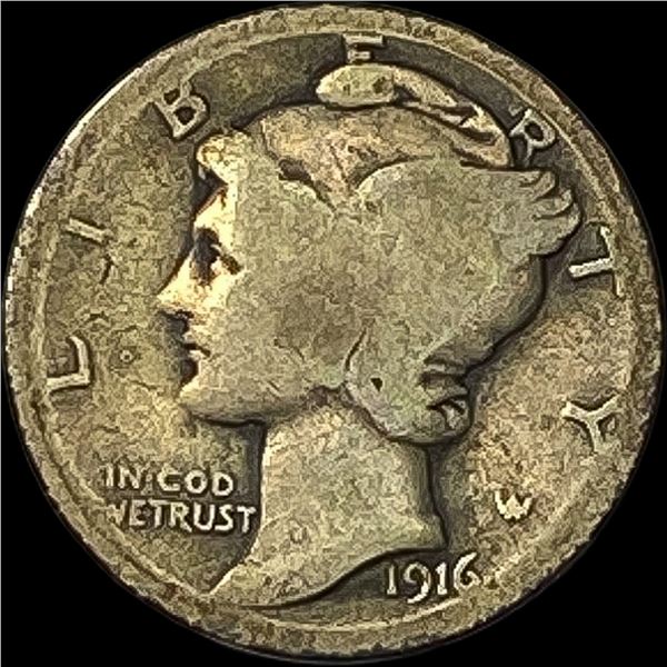 1916 Mercury Dime NICELY CIRCULATED