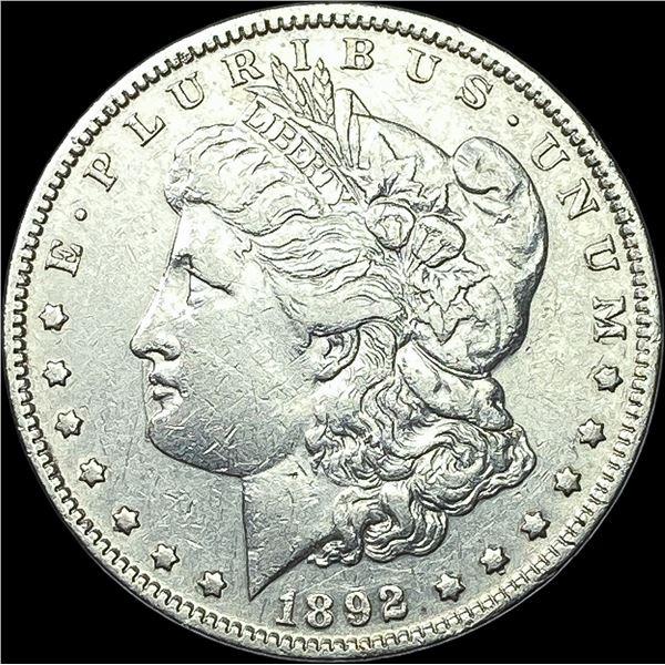 1892-S Silver Morgan Dollar NEARLY UNCIRCULATED