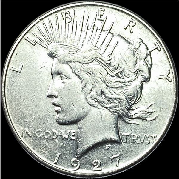 1927 Silver Peace Dollar CLOSELY UNCIRCULATED