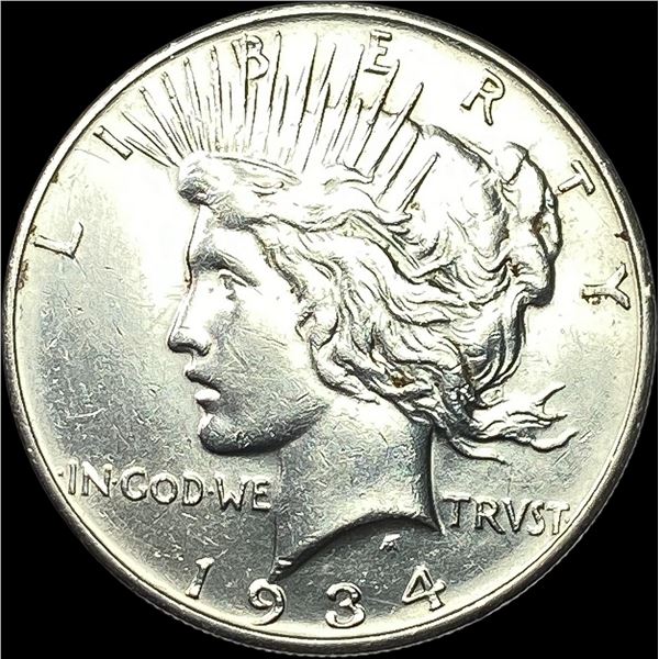 1934-D Silver Peace Dollar CLOSELY UNCIRCULATED