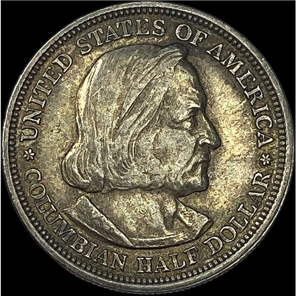 1892 Silver Columbian Half Dollar LIGHTLY CIRCULATED
