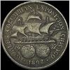 Image 2 : 1892 Silver Columbian Half Dollar LIGHTLY CIRCULATED