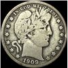 Image 1 : 1909 Silver Half Dollar (Barber) NICELY CIRCULATED