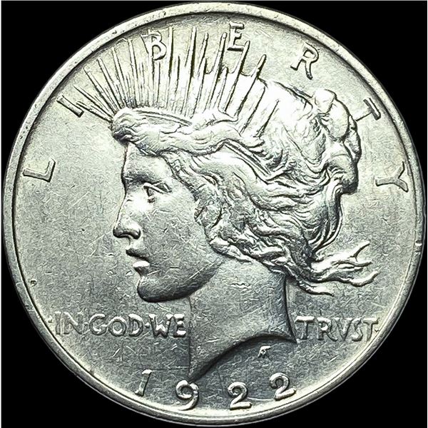 1922 Silver Peace Dollar CLOSELY UNCIRCULATED
