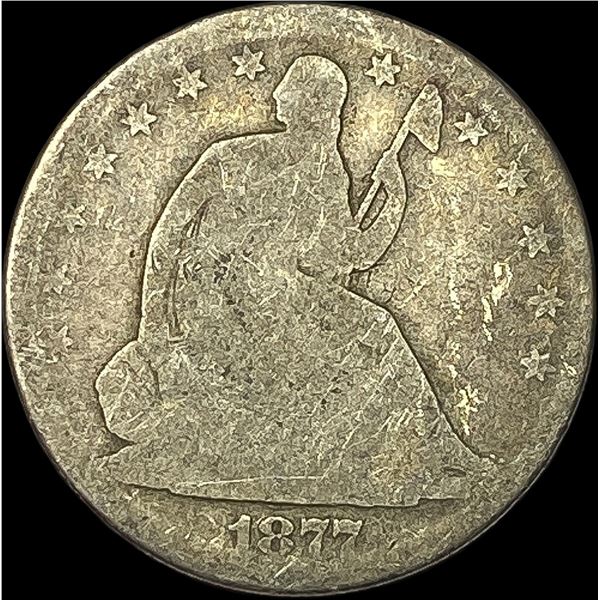 1877 Seated Liberty Half Dollar NICELY CIRCULATED