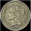 Image 1 : 1881 Nickel Three-Cent Piece HIGH GRADE