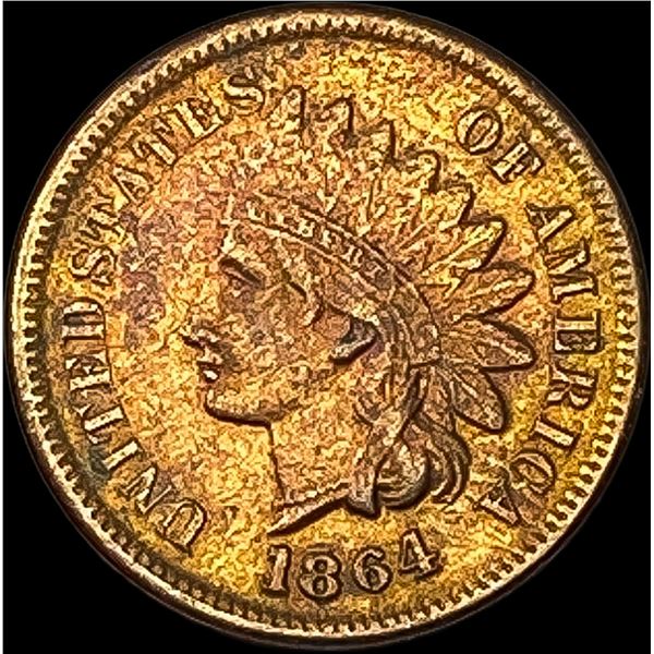 1864 Bronze Indian Head Cent NEARLY UNCIRCULATED