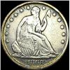 1868-S Silver Half Dollar LIGHTLY CIRCULATED