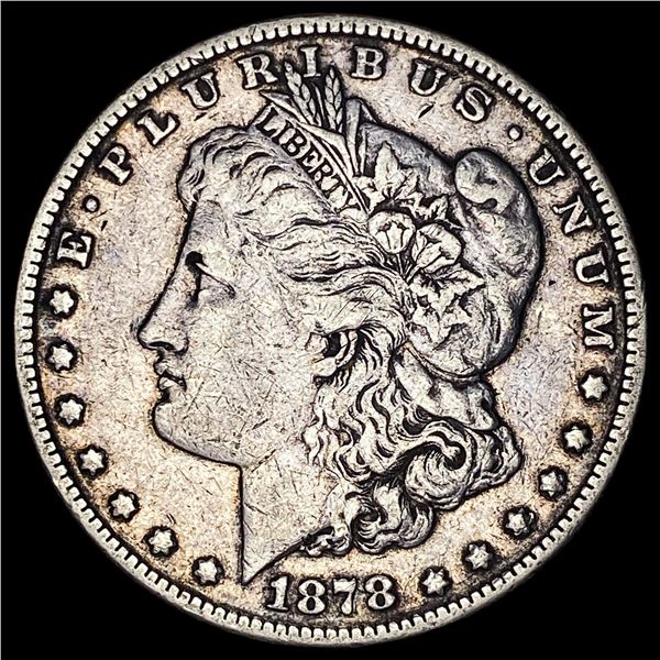 1878 Silver Morgan Dollar NEARLY UNCIRCULATED