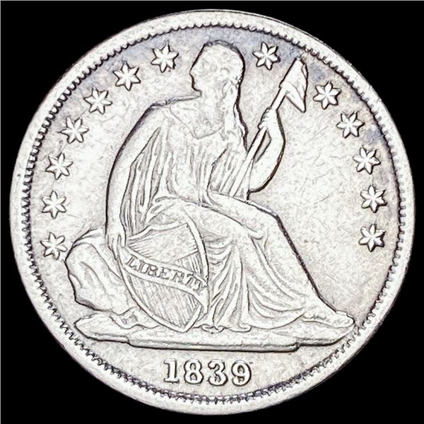 1839-O Silver Seated Liberty Dime CLOSELY UNCIRCULATED