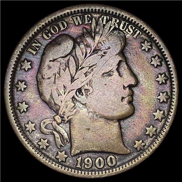 1900-O Silver Barber Half Dollar NICELY CIRCULATED