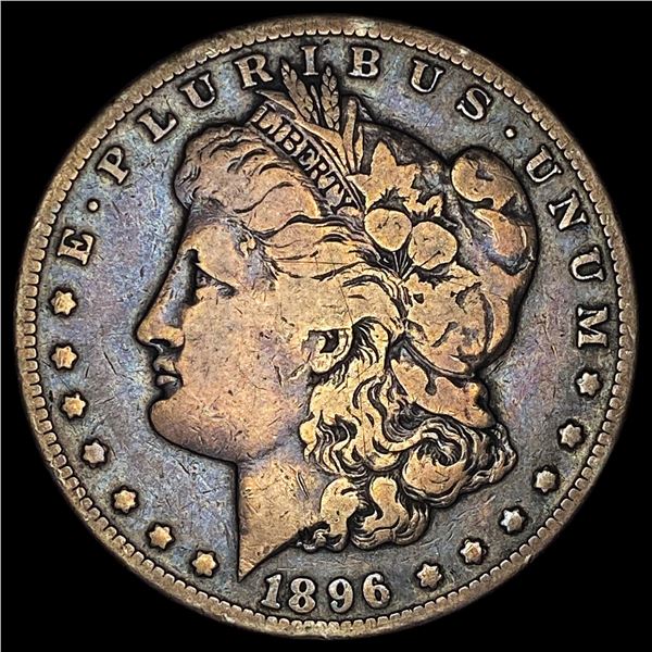 1896-S Silver Morgan Dollar LIGHTLY CIRCULATED
