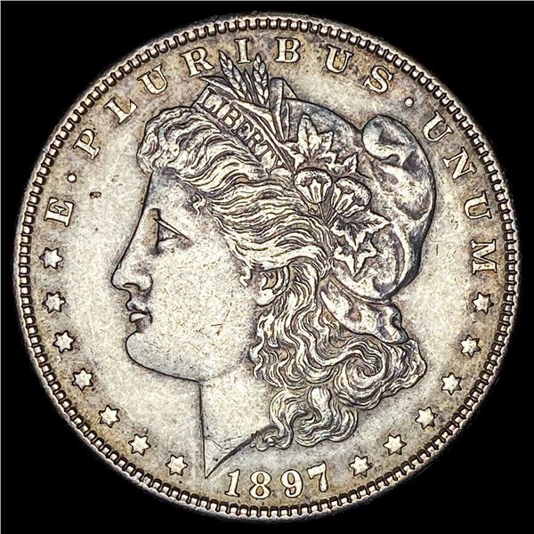 1897 Silver Morgan Dollar CLOSELY UNCIRCULATED